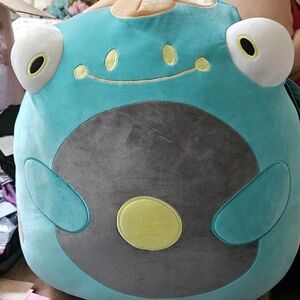 Squishmallow Polemon Cute Blue and Gray Plush Toy